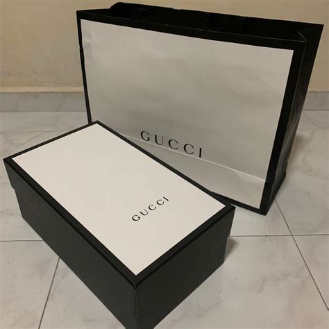 white gucci box|Gucci shoe box.